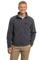 Men's Full Zip Fleece Jacket Iron Grey